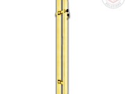 1500mm Locking 'H' Style Handle - 38x25mm Profile - Brushed Gold